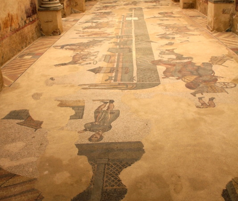 Villa Romana floor mosaics